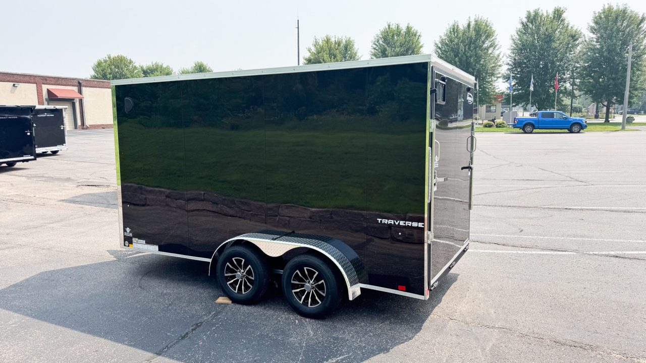 New Formula 7x14 Traverse Enclosed Trailer - Rear Ramp!