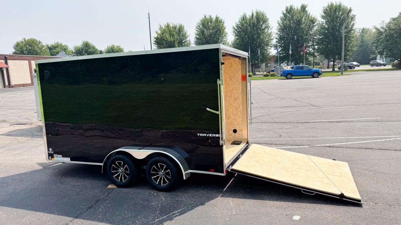 New Formula 7x14 Traverse Enclosed Trailer - Rear Ramp!