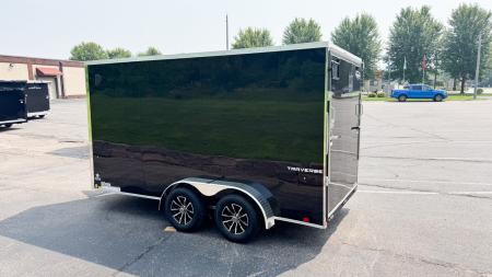 New Formula 7x14 Traverse Enclosed Trailer - Rear Ramp!