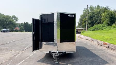 New Formula 7x14 Traverse Enclosed Trailer - Rear Ramp!