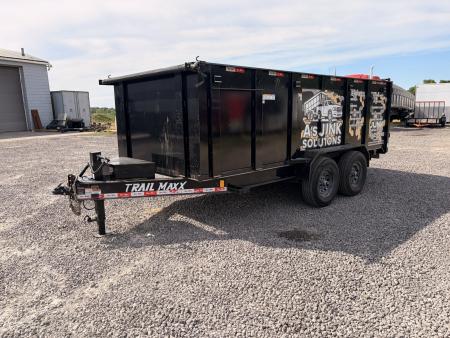 Used 2025 TrailMaxx 7x16' Dump Trailer - 4' Sides