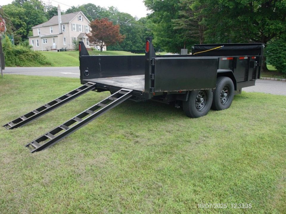 New 2026 US Cargo 7X14 14,000 lb. GVWR Dump Trailer