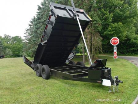 New 2026 US Cargo 7X14 14,000 lb. GVWR Dump Trailer