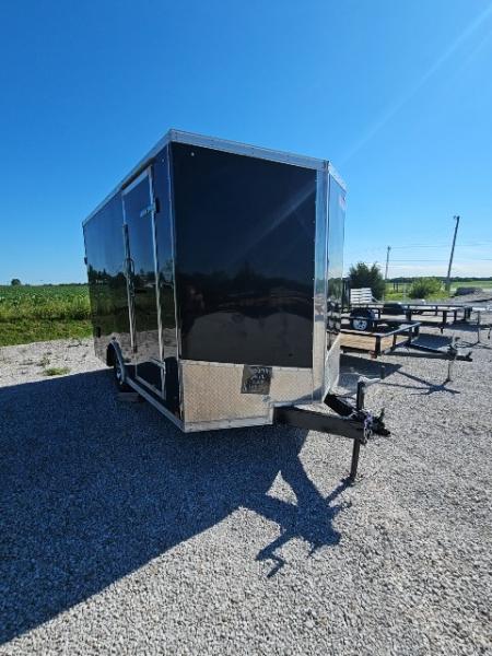 Used 2019 Discovery Trailers 7 x 12 5K Ramp Door Cargo / Enclosed Trailer