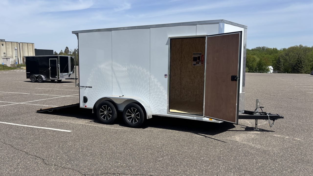 New Formula 7x16 Traverse Enclosed Trailer - Rear Ramp!