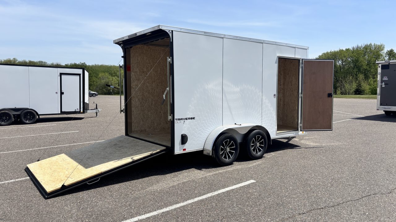 New Formula 7x16 Traverse Enclosed Trailer - Rear Ramp!