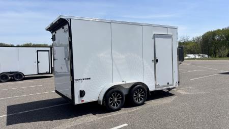 New Formula 7x16 Traverse Enclosed Trailer - Rear Ramp!
