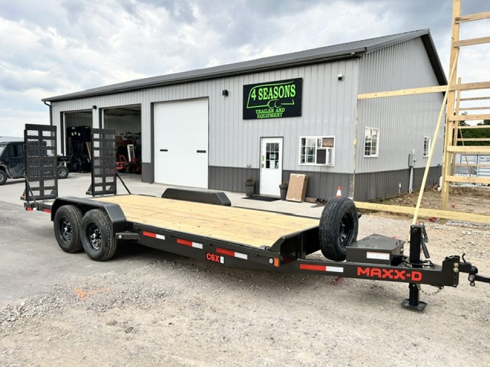 New 2027 MAXXD C6X 83"X20' 14K GVWR EQUIPMENT STANDUP RAMPS Equipment Trailer