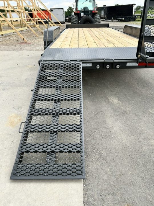 New 2027 MAXXD C6X 83"X20' 14K GVWR EQUIPMENT STANDUP RAMPS Equipment Trailer