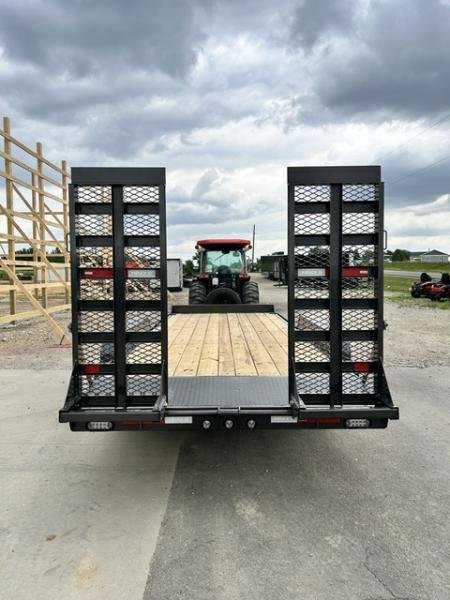 New 2027 MAXXD C6X 83"X20' 14K GVWR EQUIPMENT STANDUP RAMPS Equipment Trailer