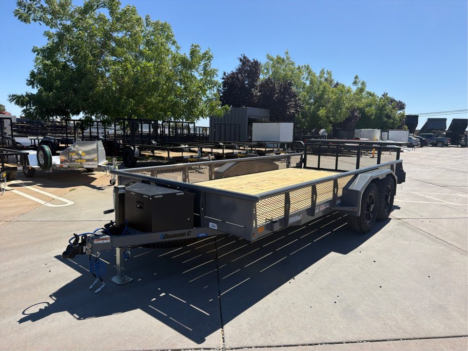 New 2026 Diamond C Trailers GTU235L16X83 7FT X 16FT 7K GVW Utility Trailer