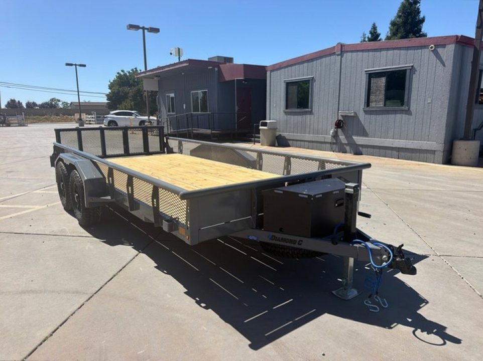 New 2026 Diamond C Trailers GTU235L16X83 7FT X 16FT 7K GVW Utility Trailer