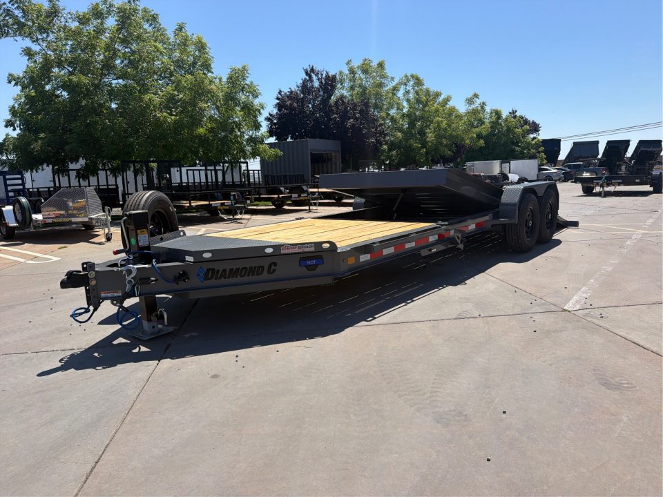 New 2026 Diamond C Trailers HDT207L22X82 7FT X 22FT 14.9K GVW Tilt Trailer