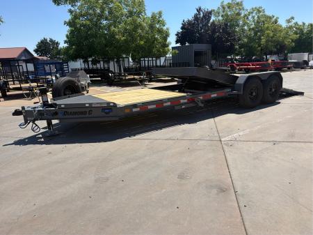 New 2026 Diamond C Trailers HDT207L22X82 7FT X 22FT 14.9K GVW Tilt Trailer