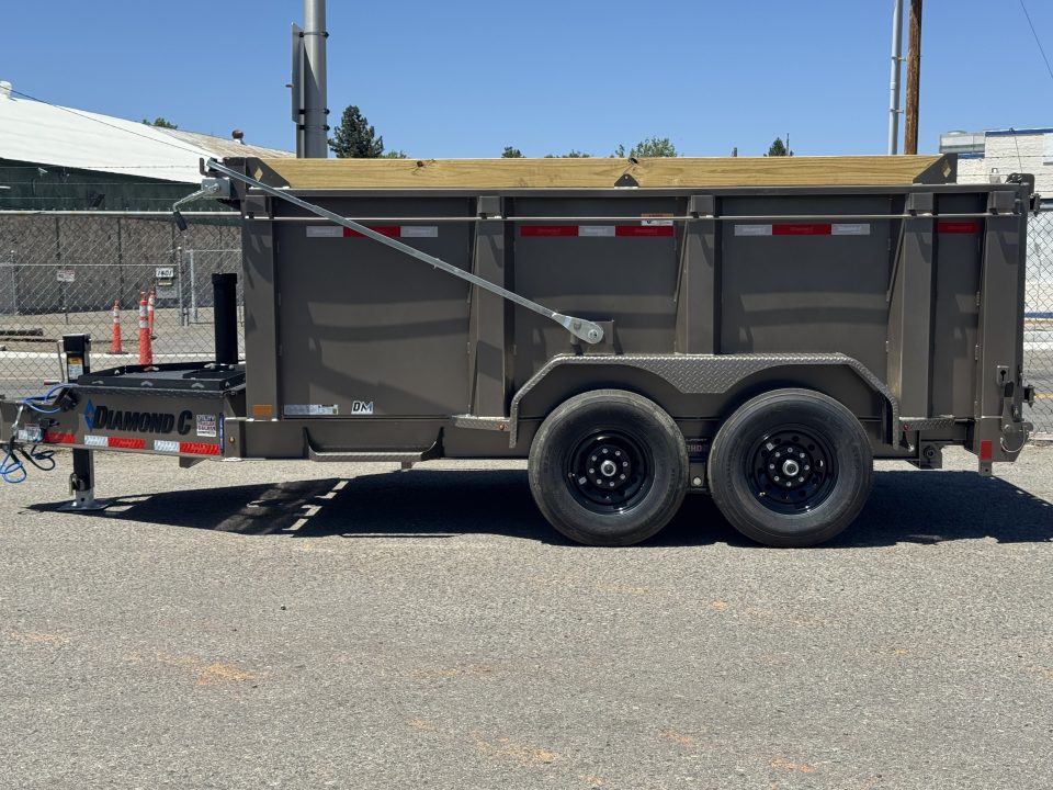 New 2026 Diamond C LPT 12' - 15.5K Telescopic Dump Trailer