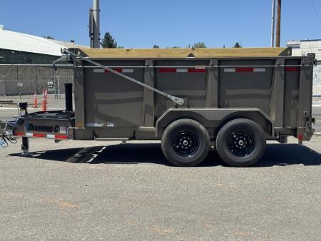 New 2026 Diamond C LPT 12' - 15.5K Telescopic Dump Trailer