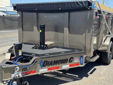 New 2026 Diamond C LPT 12' - 15.5K Telescopic Dump Trailer