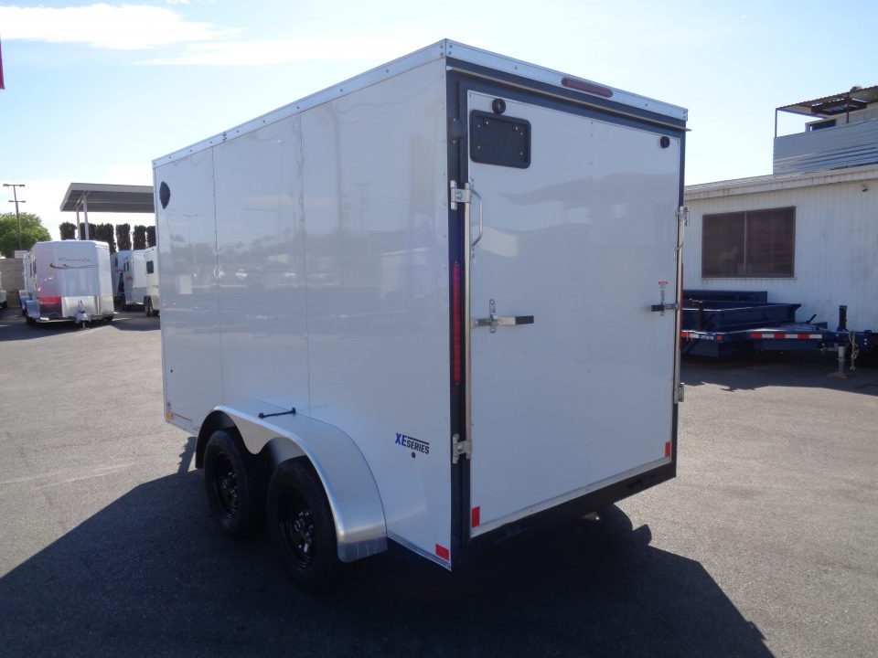 New 2026 Pace American - Out Back DLX - 6x12 V-Nose Tandem Axle 7k Cargo Trailer w/ Rear Ramp Door