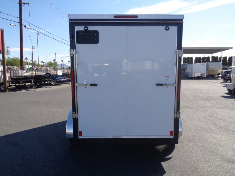 New 2026 Pace American - Out Back DLX - 6x12 V-Nose Tandem Axle 7k Cargo Trailer w/ Rear Ramp Door