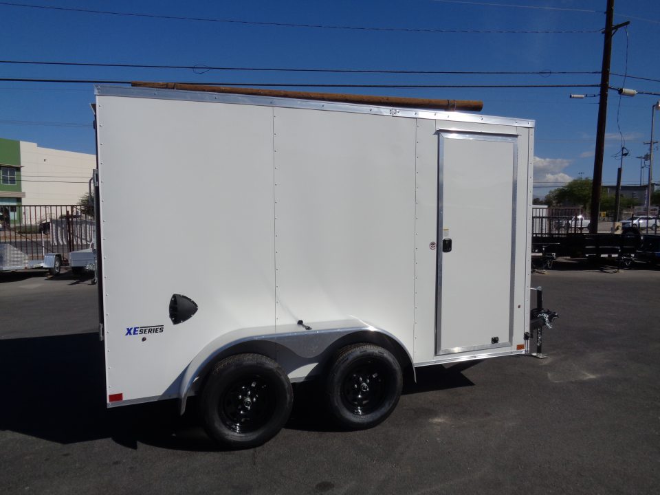 New 2026 Pace American - Out Back DLX - 6x12 V-Nose Tandem Axle 7k Cargo Trailer w/ Rear Ramp Door