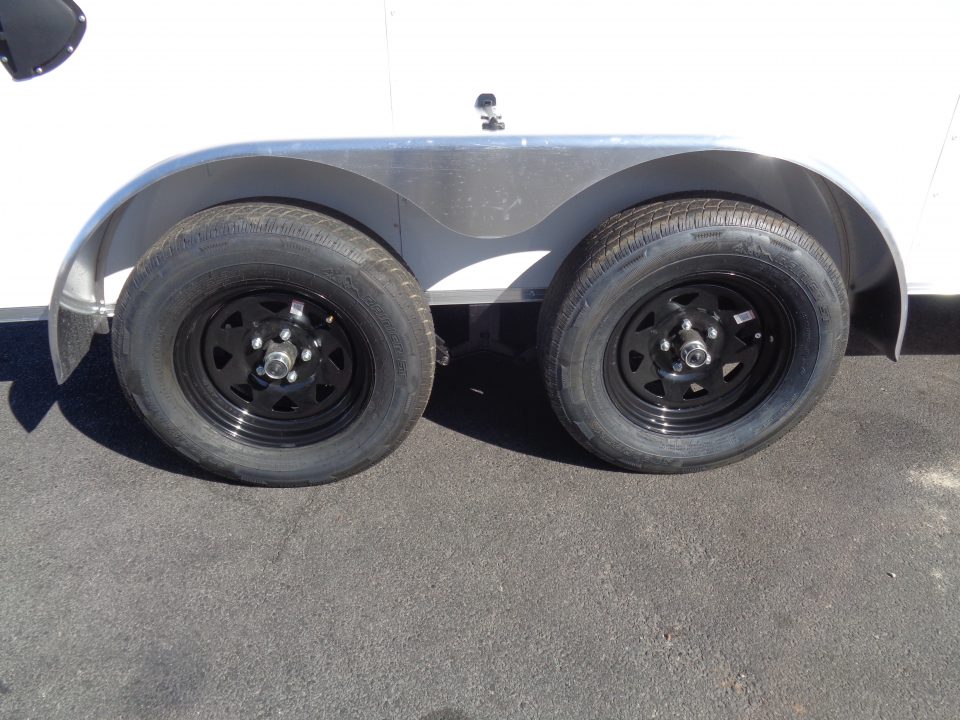 New 2026 Pace American - Out Back DLX - 6x12 V-Nose Tandem Axle 7k Cargo Trailer w/ Rear Ramp Door