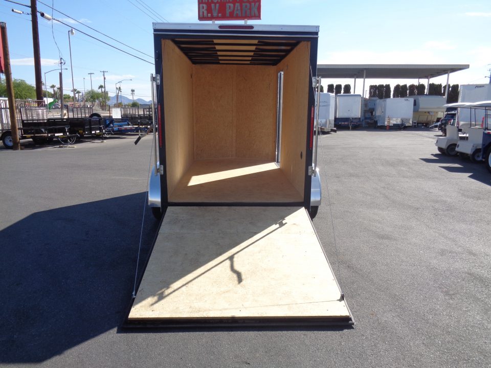 New 2026 Pace American - Out Back DLX - 6x12 V-Nose Tandem Axle 7k Cargo Trailer w/ Rear Ramp Door