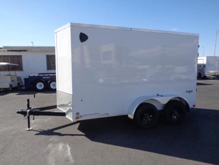 New 2026 Pace American - Out Back DLX - 6x12 V-Nose Tandem Axle 7k Cargo Trailer w/ Rear Ramp Door