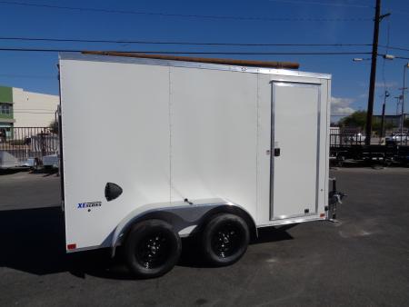 New 2026 Pace American - Out Back DLX - 6x12 V-Nose Tandem Axle 7k Cargo Trailer w/ Rear Ramp Door