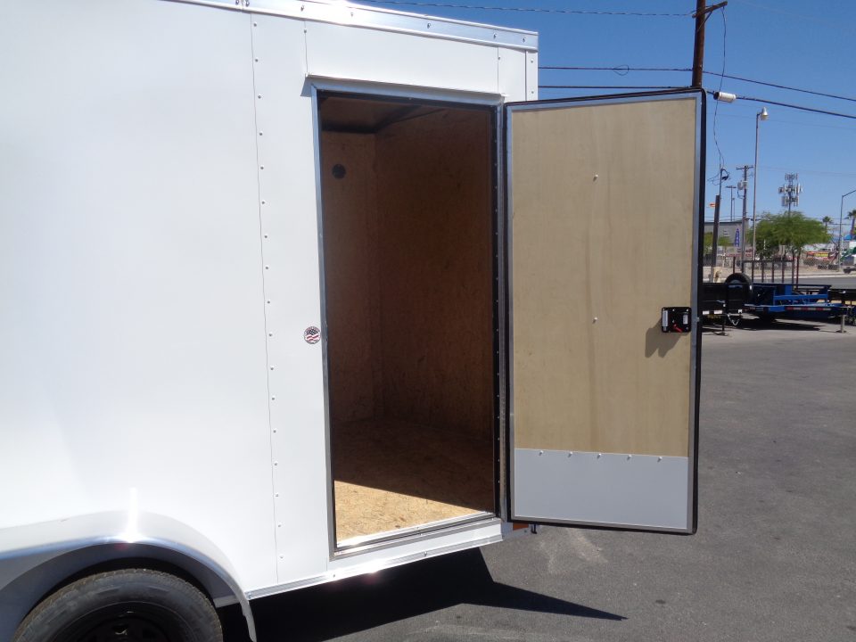 New 2026 Pace American - Out Back DLX - 7x12 V-Nose Tandem Axle 7k Cargo Trailer w/ Rear Ramp Door