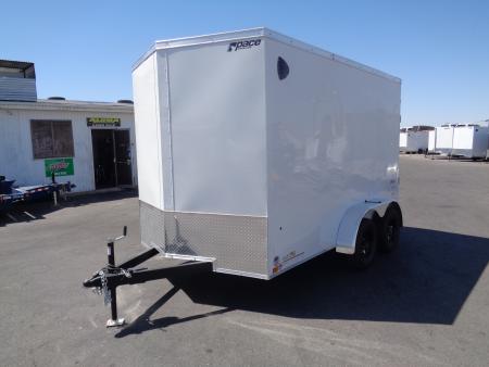 New 2026 Pace American - Out Back DLX - 7x12 V-Nose Tandem Axle 7k Cargo Trailer w/ Rear Ramp Door