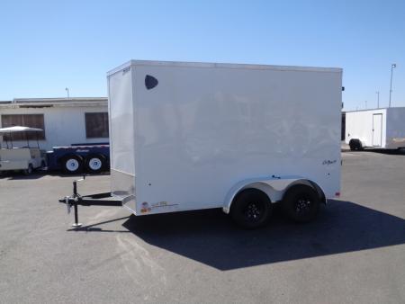 New 2026 Pace American - Out Back DLX - 7x12 V-Nose Tandem Axle 7k Cargo Trailer w/ Rear Ramp Door