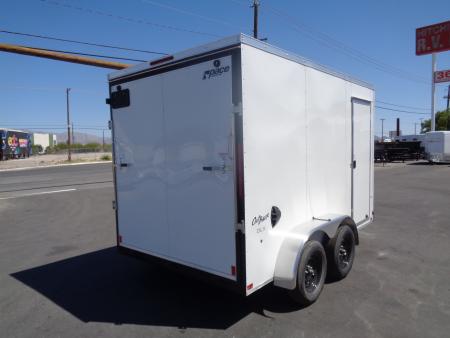 New 2026 Pace American - Out Back DLX - 7x12 V-Nose Tandem Axle 7k Cargo Trailer w/ Rear Ramp Door