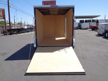 New 2026 Pace American - Out Back DLX - 7x12 V-Nose Tandem Axle 7k Cargo Trailer w/ Rear Ramp Door
