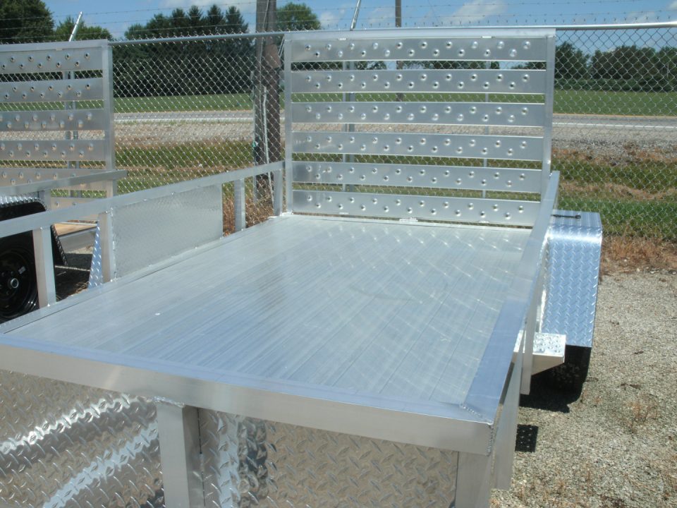 New 2027 Quality Steel and Aluminum 74" X 12' ALUM UT - ALL ALUM FLOOR Utility Trailer