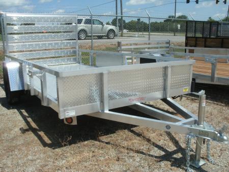 New 2027 Quality Steel and Aluminum 74" X 12' ALUM UT - ALL ALUM FLOOR Utility Trailer