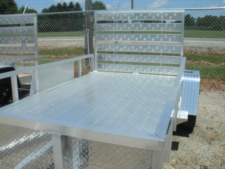 New 2027 Quality Steel and Aluminum 74  X 12' ALUM UT - ALL ALUM FLOOR Utility Trailer