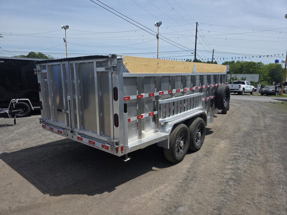 New 2026 Nordtek 82X16 14K - ALUMINUM - HIGH SIDES Dump Trailer