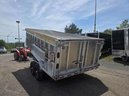 New 2026 Nordtek 82X16 14K - ALUMINUM - HIGH SIDES Dump Trailer