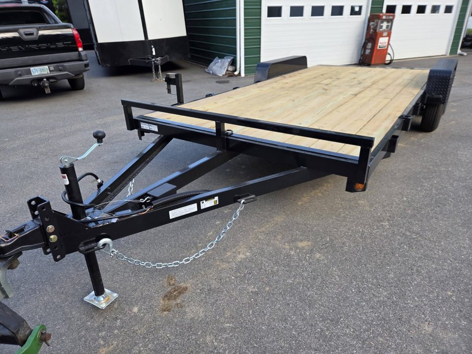 New 2027 Quality Steel and Aluminum 7x18 7000lb gvwr car hauler Utility Trailer