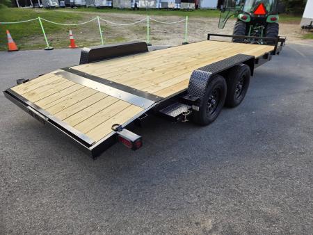New 2027 Quality Steel and Aluminum 7x18 7000lb gvwr car hauler Utility Trailer