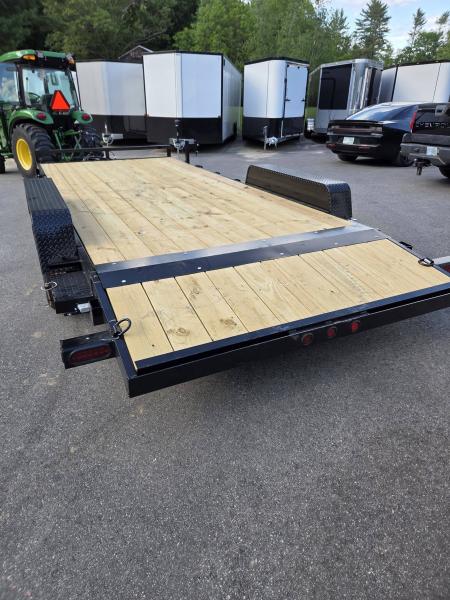 New 2027 Quality Steel and Aluminum 7x18 car trailer with removable fenders Utility Trailer