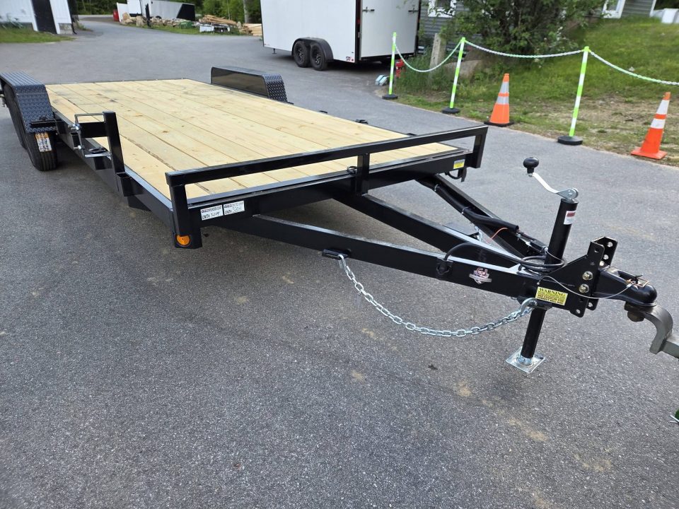 New 2027 Quality Steel and Aluminum 7x20 7000lb gvwr car hauler removable fenders Utility Trailer