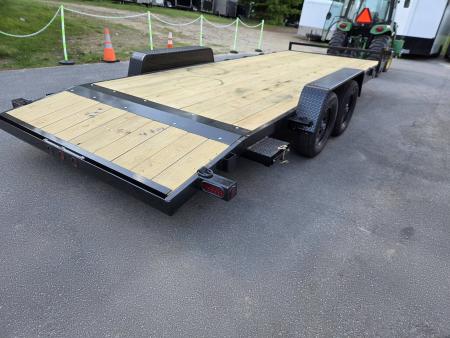 New 2027 Quality Steel and Aluminum 7x20 7000lb gvwr car hauler removable fenders Utility Trailer