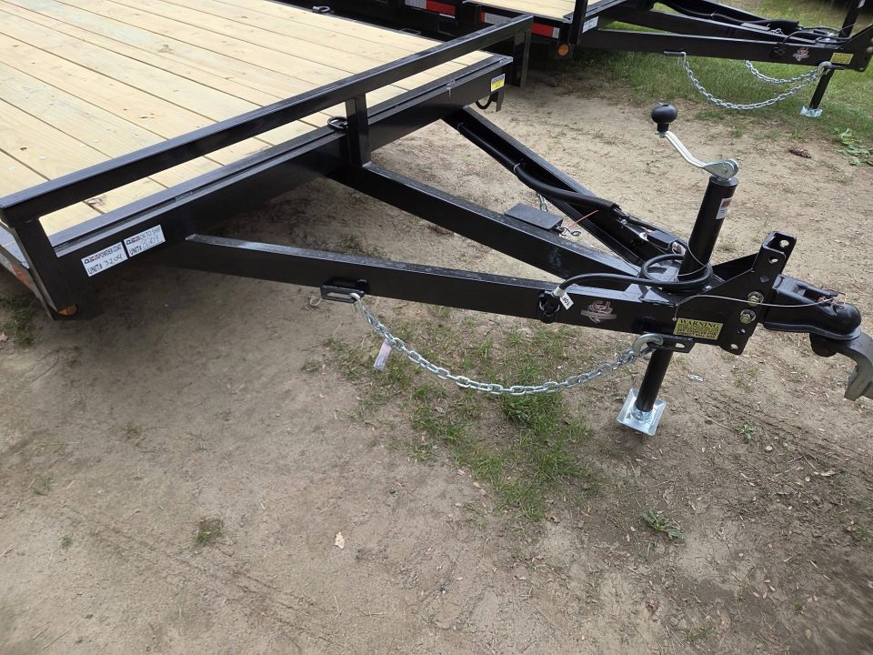 New 2027 Quality Steel and Aluminum 7x22 9990lb gvwr car hauler with removable fenders Utility Trailer
