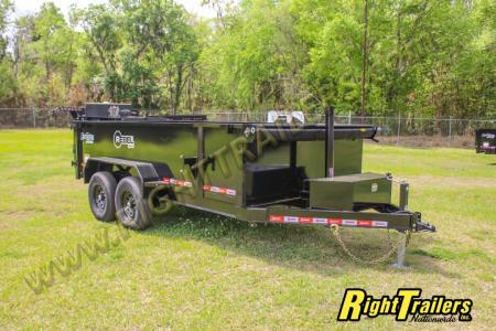 New 2026 7X14 U-Dump Dump Trailer