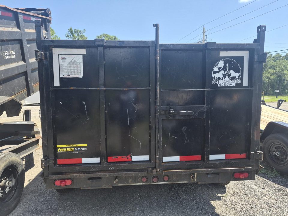 Used 2022 7' x 12' Dump Trailer 14,000 GVWR