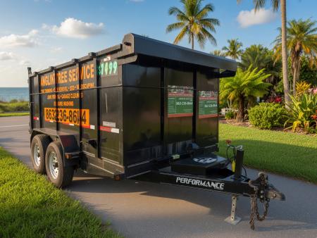 Used 2022 7' x 12' Dump Trailer 14,000 GVWR