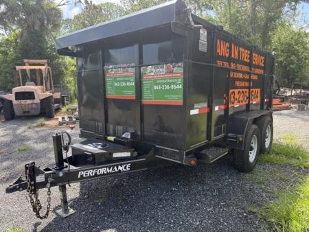 Used 2022 7' x 12' Dump Trailer 14,000 GVWR