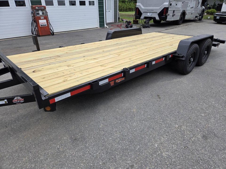 New 2027 Quality Steel and Aluminum 7x20 9990lb gvwr open car hauler trailer flat bed Utility Trailer