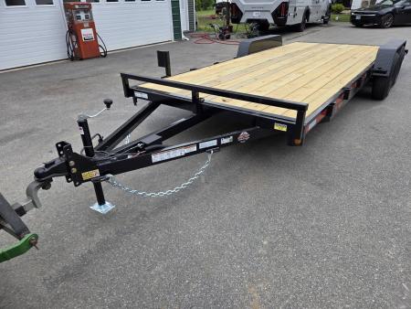 New 2027 Quality Steel and Aluminum 7x20 9990lb gvwr open car hauler trailer flat bed Utility Trailer